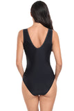 Trajes de baño de 2 piezas con estampado boho push up de tirantes halter de flores negras