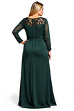 Vaina de pino Vestido de encaje de raso madre de la novia