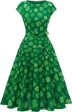 Mujeres Vestidos Casual Vintage Cocktail Tea Party Vestidos A-Line Vestidos de Trabajo de Verano