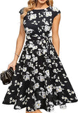 Mujeres Vestidos Casual Vintage Cocktail Tea Party Vestidos A-Line Vestidos de Trabajo de Verano