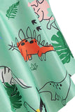 Traje de baño estampado verde de dos piezas