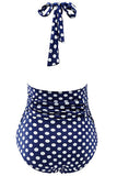 Trajes de baño Halter navy de una pieza