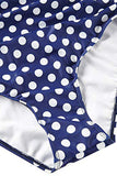 Trajes de baño Halter navy de una pieza