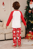 Pijamas de Navidad a juego con estampado de Santa Claus rojo