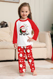 Pijamas de Navidad a juego con estampado de Santa Claus rojo