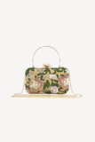 Bolso de noche de perlas hecho a mano bordado vintage