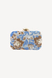 Bolso de noche de perlas hecho a mano bordado vintage