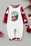 Pijama navideño familiar estampado a cuadros