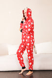 Pijama Estampado Claus Rojo Rojo Familia