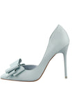 Sweet Bow Puntiagudo Lateral Hueco Tacones Altos